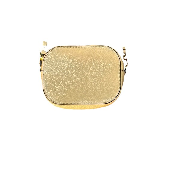 Tory Burch Women's Small Leather Beige Crossbody Bag Big Logo - Picture 2 of 13